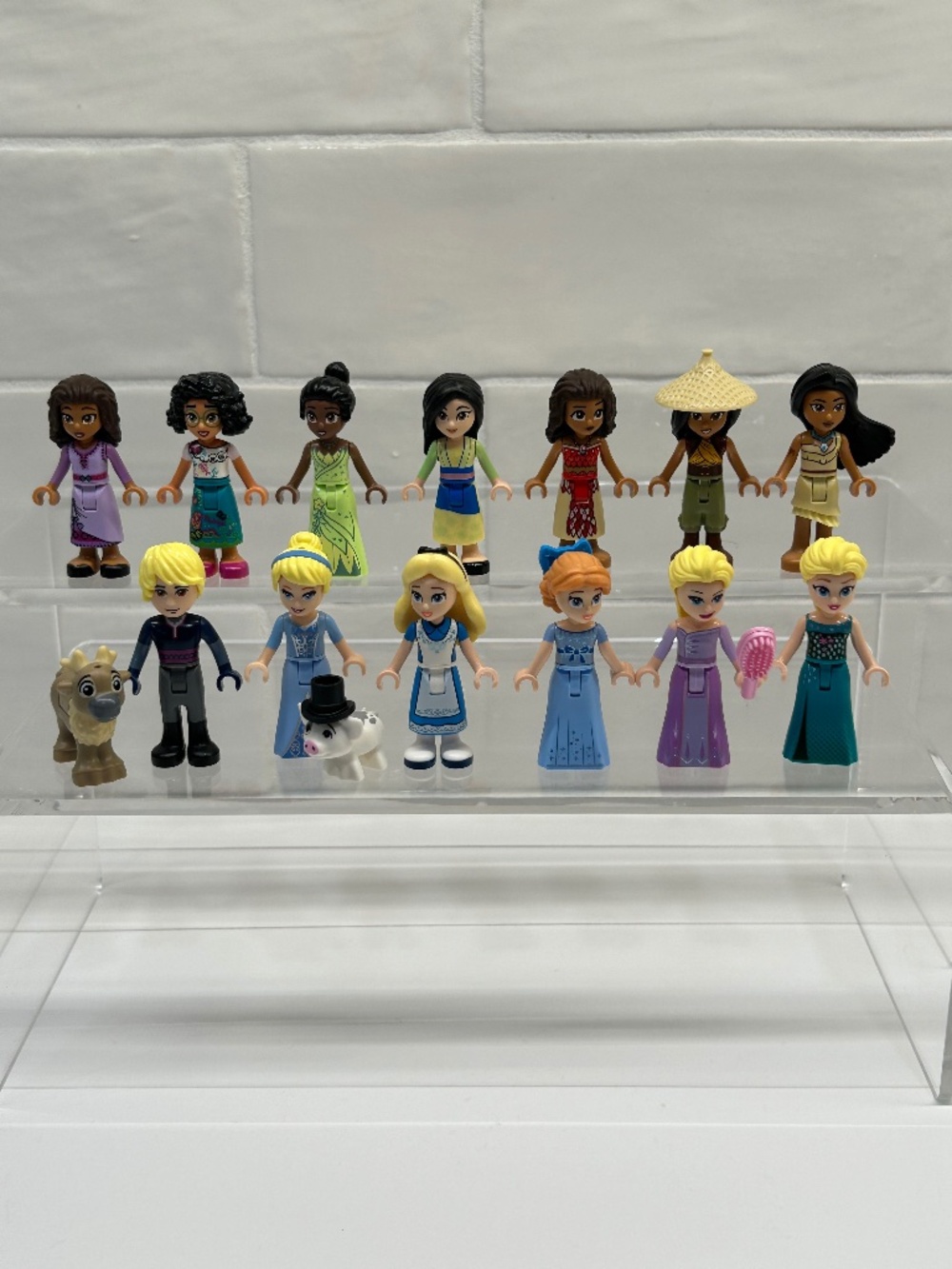 Lego Friends Disney Princess Mini Figures/Dolls Set of 13 + 2 Animals (d2)